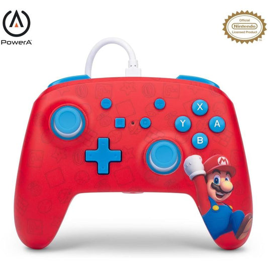 Powera Enanched Wired Controller Cablato Programm. Nintendo Switch (Super Mario)