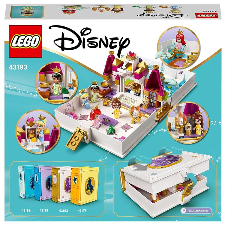 Lego Disney 43193 Princess L’Avventura Fiabesca Di Ariel Belle Cenerentola Tiana
