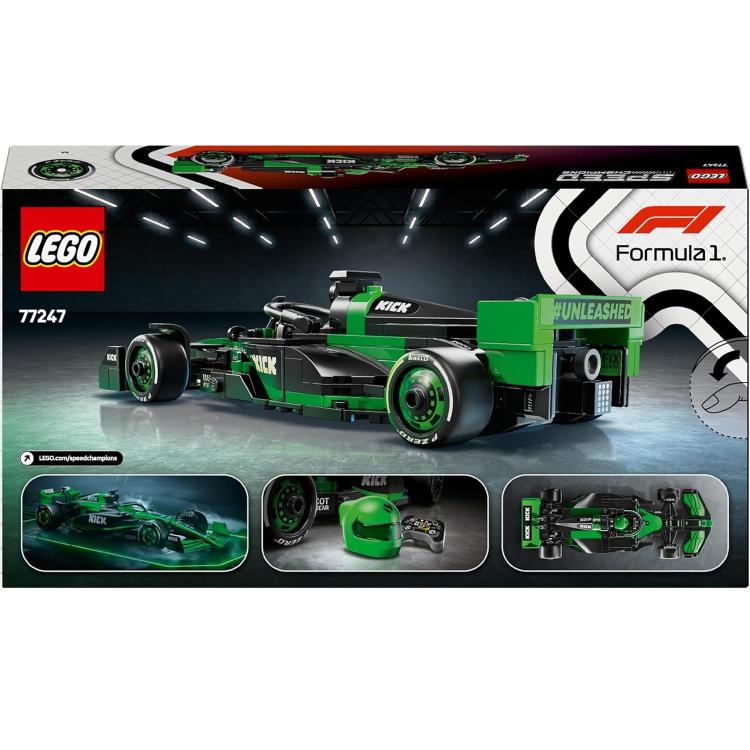 Lego Speed Champions Kick Sauber F1 77247 Modellino Auto Formula 1 Costruzioni