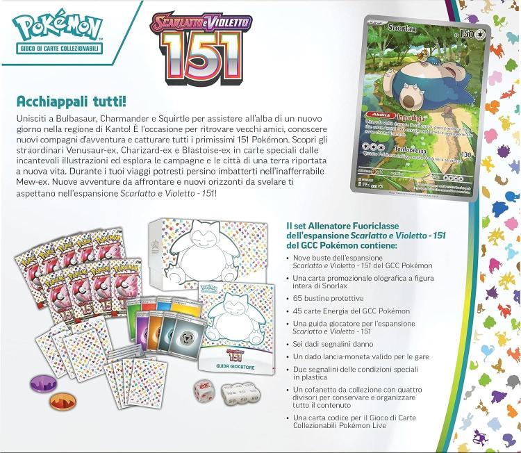 Pokémon Set Allenatore Fuoriclasse Scarlatto E Violetto 151 Espansione Gcc (Ita)