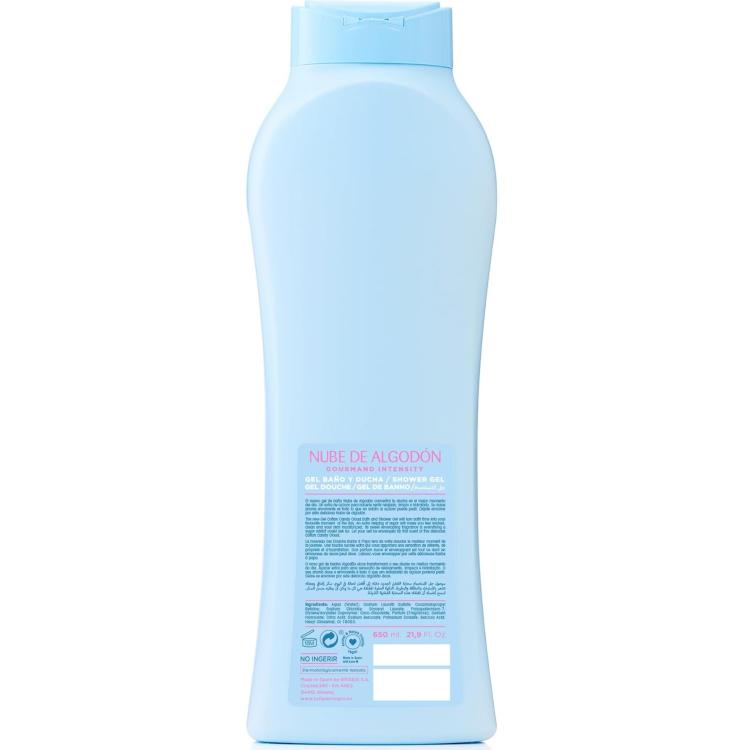 Tulipan Negro Shower Gel Bagno Doccia (Nuvola Di Cotone) Bagnoschiuma 650Ml