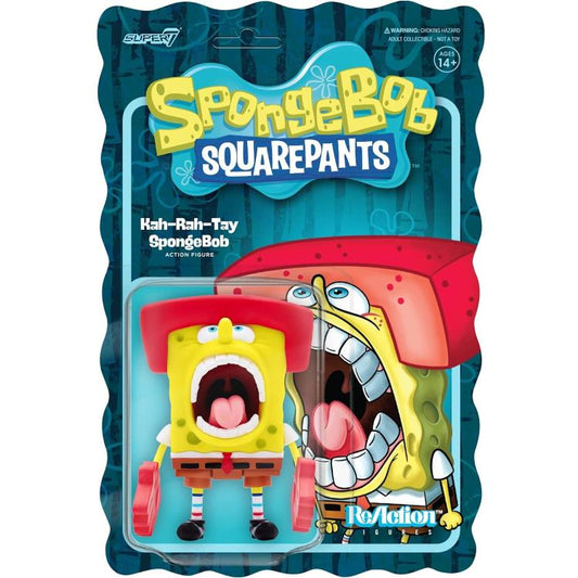 Super7 Spongebob "Kah-Rah-Tay" Karate Action Reaction Figure Figura Collezione