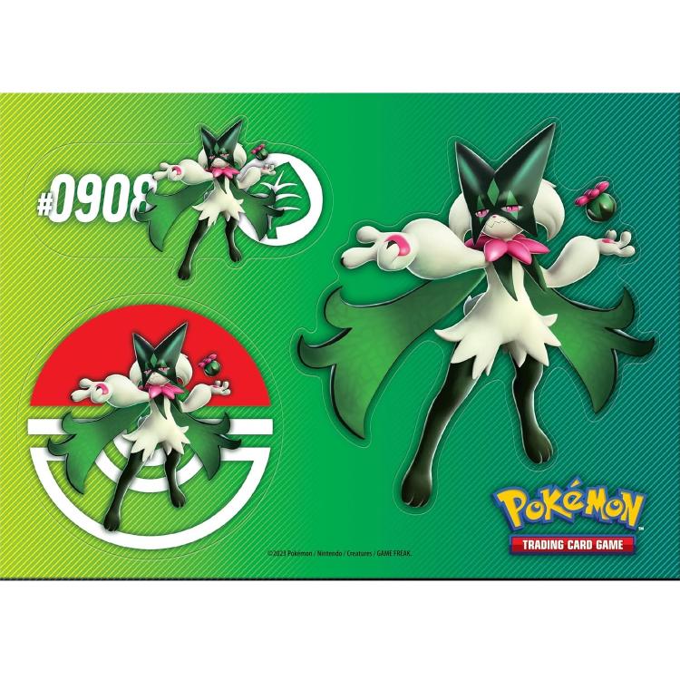 Pokémon Bauletto In Metallo Collezione Gcc Meowscarada-Skeledirge-Quaquaval Ita