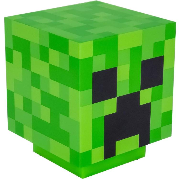 Paladone Minecraft (Creeper Light) Lampada Led Da Tavolo Luce Notturna Con Suono