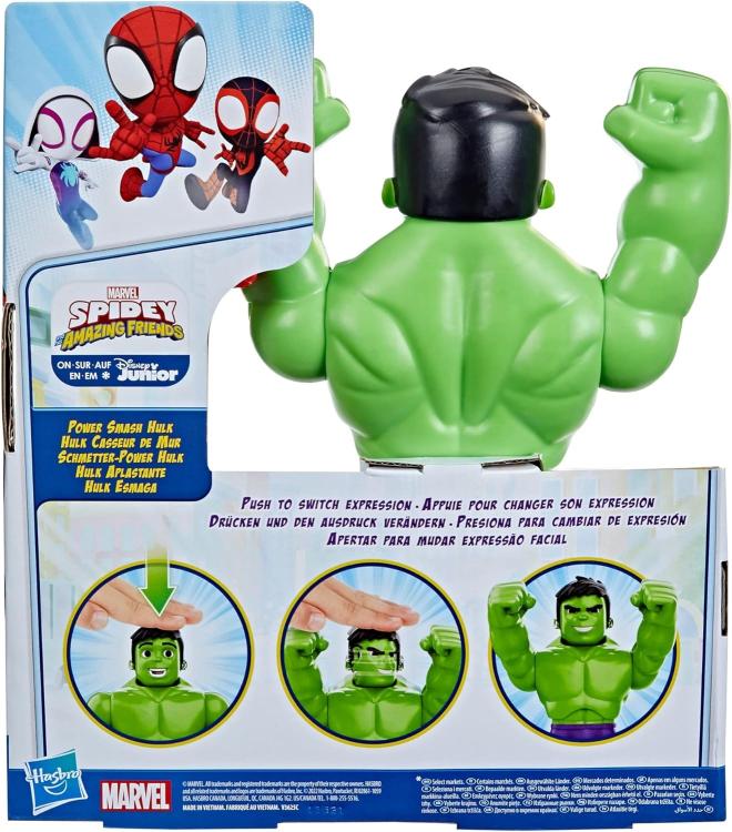 Hasbro Marvel Power Smash Hulk Spidey Amici Giocattolo Action Figure 25Cm F5067