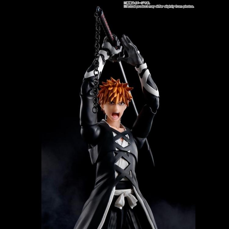 BANDAI SH FIGUARTS: BLEACH ICHIGO KUROSAKI TENSAZANGETSU TAMASHI ACTION FIGURE