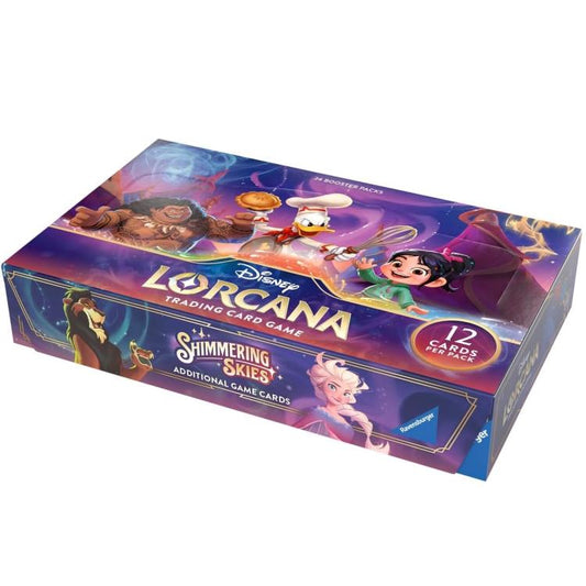 Disney Lorcana (Shimmering Skies) Booster Pack Display Da 24 Buste Card Game Eng
