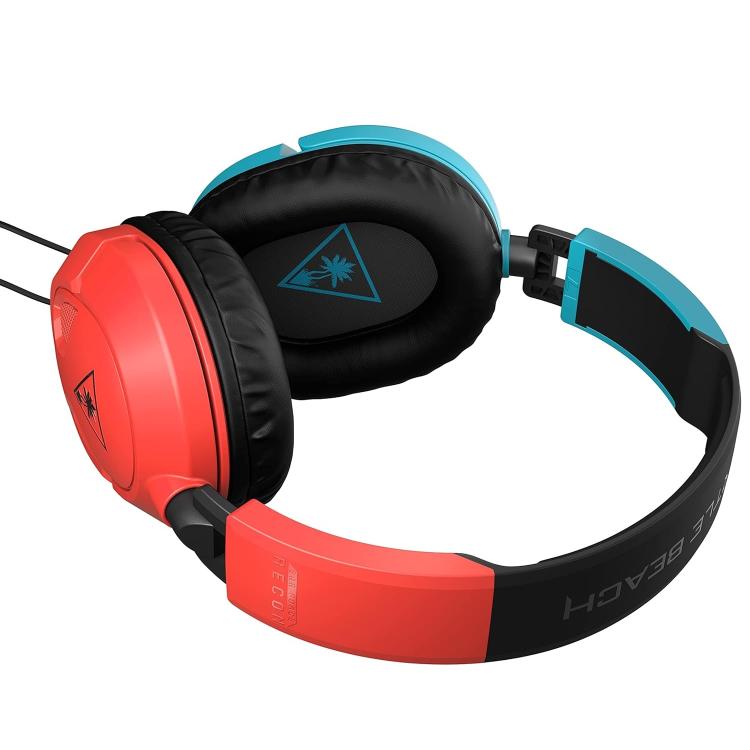 Turtle Beach Cuffie Gaming Recon 50 Nintendo Switch Neon Red/Blue Wired Gioco