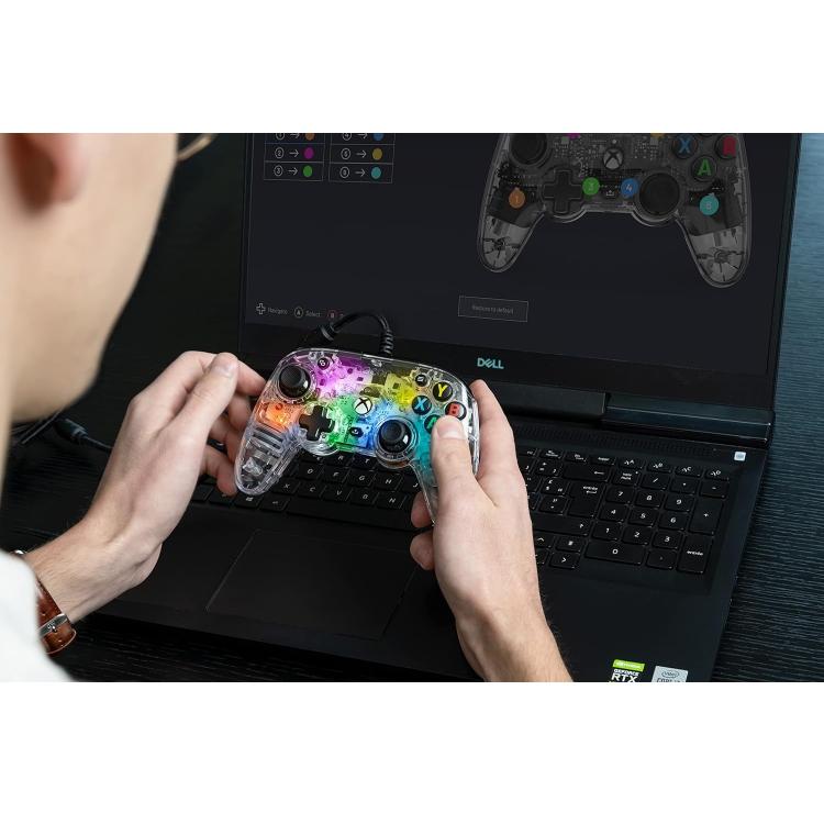 Nacon Pro Compact Controller Xbox Serie X|S One Pc 3D Colorlight Led Illuminato