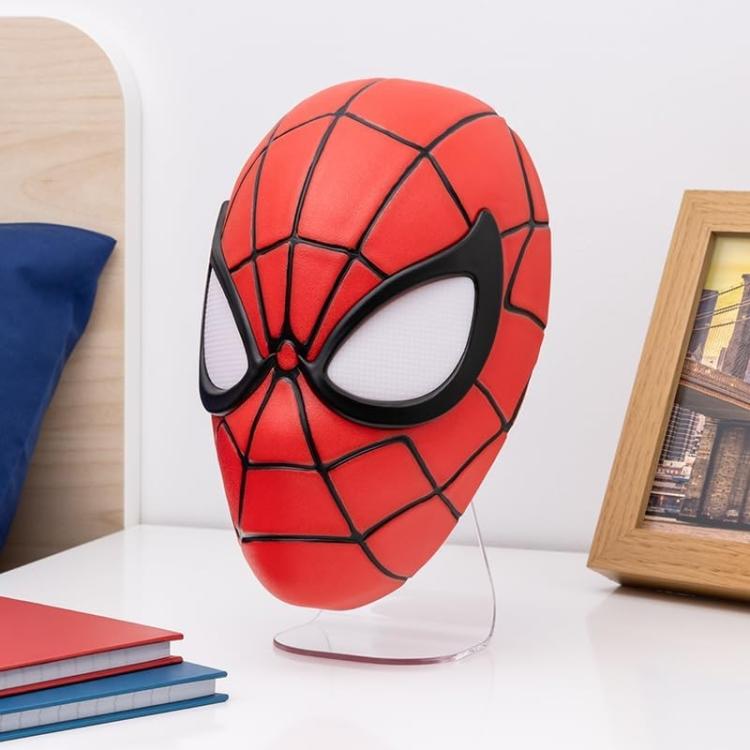 Paladone Marvel Spider-Man Mask Light Lampada Da Tavolo Applique A Parete Disney