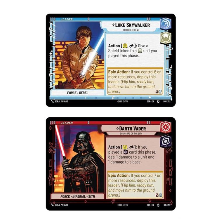 Star Wars Unlimited Spark Of Rebellion Two-Player Starter Cioco Carte Card Game