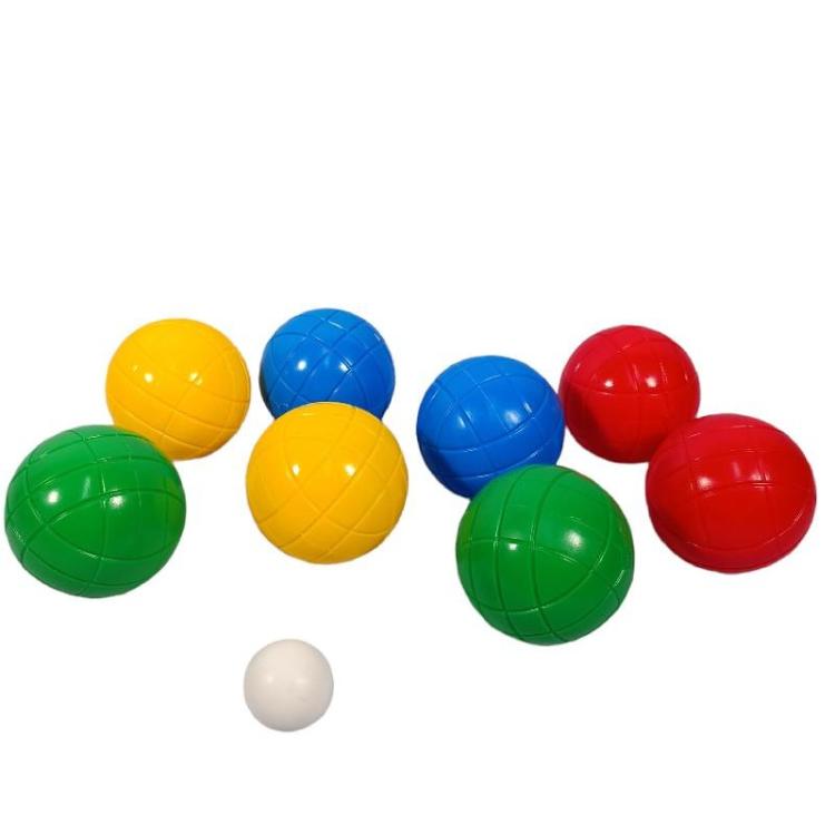 Set 8 Bocce Piene Con Valigetta 1 Boccino Gioco Mare Estate Giocattoli Spiaggia