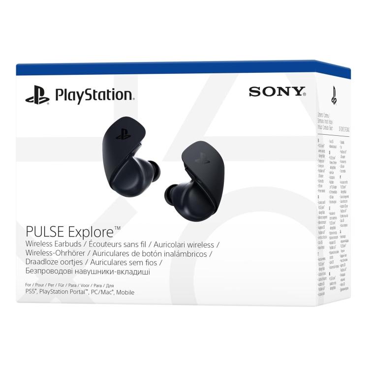 Sony Auricolari Pulse Explore Ps5 Wireless Cuffie Playstation 5 (Midnight Black)