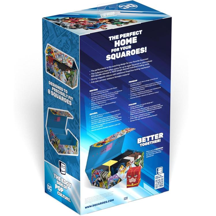 Squaroes Collectors Case (Justice League) Scatola Porta Mazzo Carte Collezione