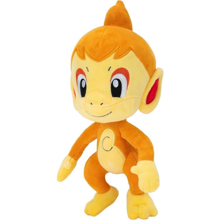 Pokémon - Peluche (Chimchar) 20Cm Pupazzo Plush Con Dettagli Giocattoli Bambini