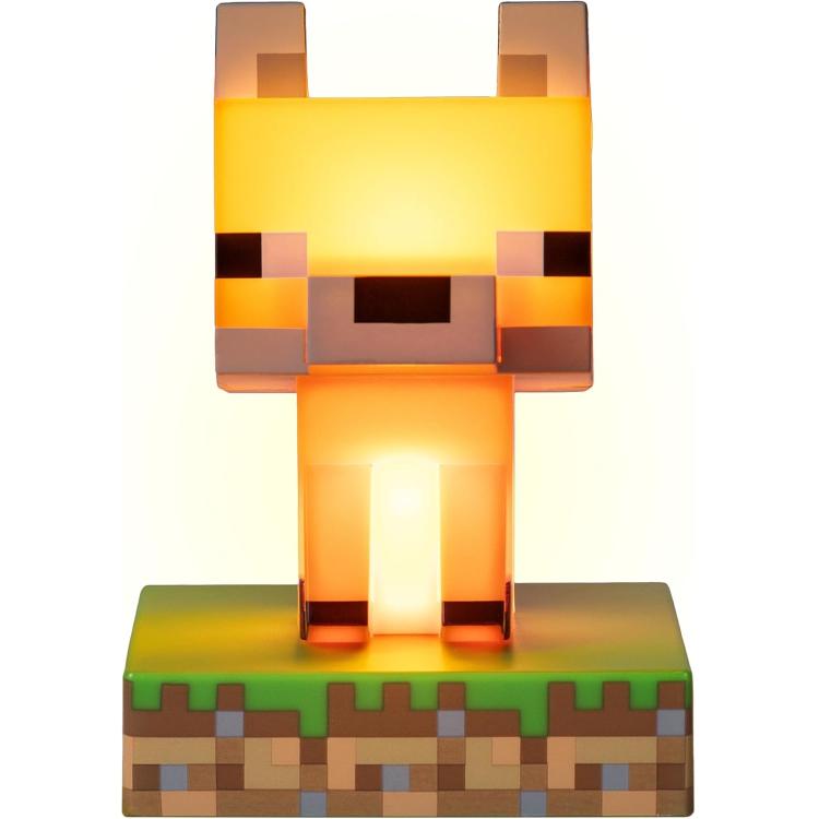 Paladone Lampada Led Da Tavolo 3D Minecraft 008 (Fox Light) Luce Notturna Gadget