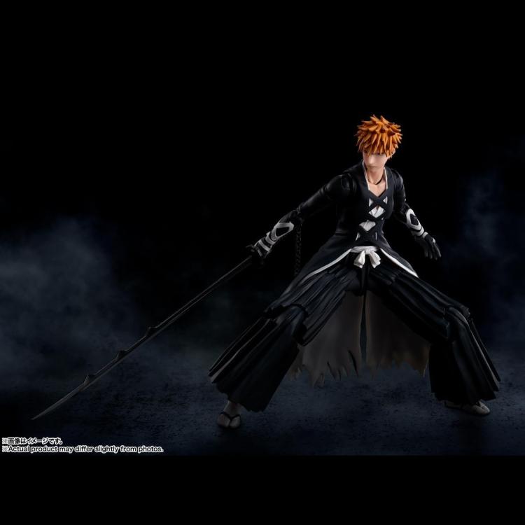 BANDAI SH FIGUARTS: BLEACH ICHIGO KUROSAKI TENSAZANGETSU TAMASHI ACTION FIGURE