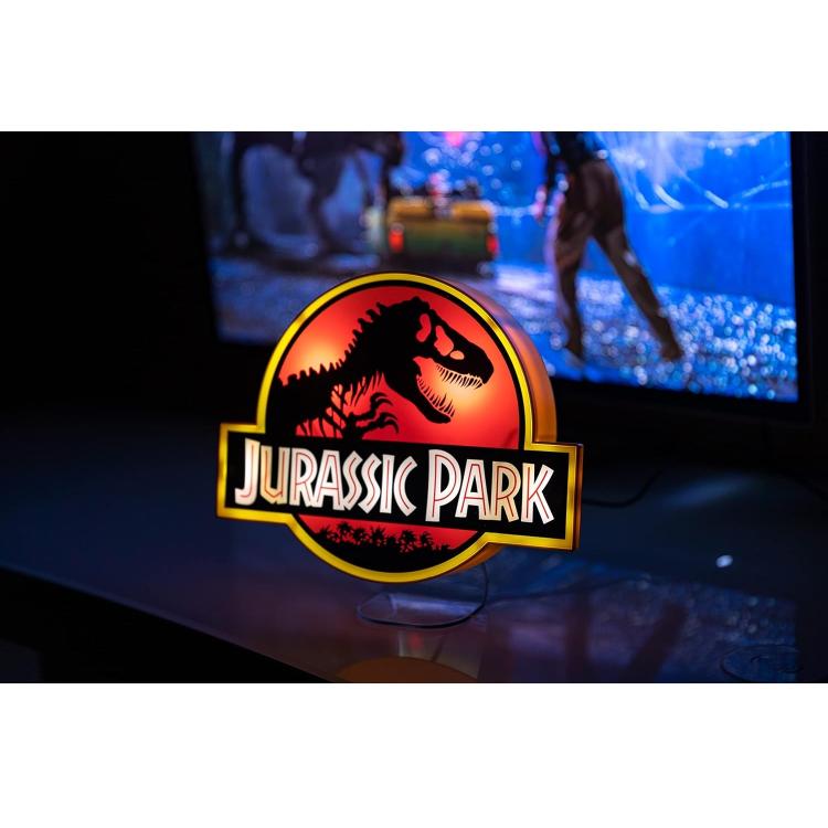 Paladone Lampada Da Tavolo/Parete Logo Light Jurassic Park World Batteria Usb