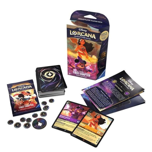 Disney Lorcana - The First Chapter Starter Deck Trading Card Amber/Amethyst Eng