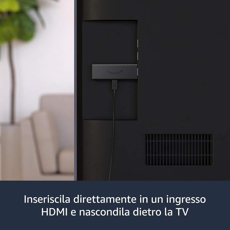 AMAZON FIRE TV STICK FULL HD CON TELECOMANDO VOCALE ALEXA (COMANDI PER LA TV)