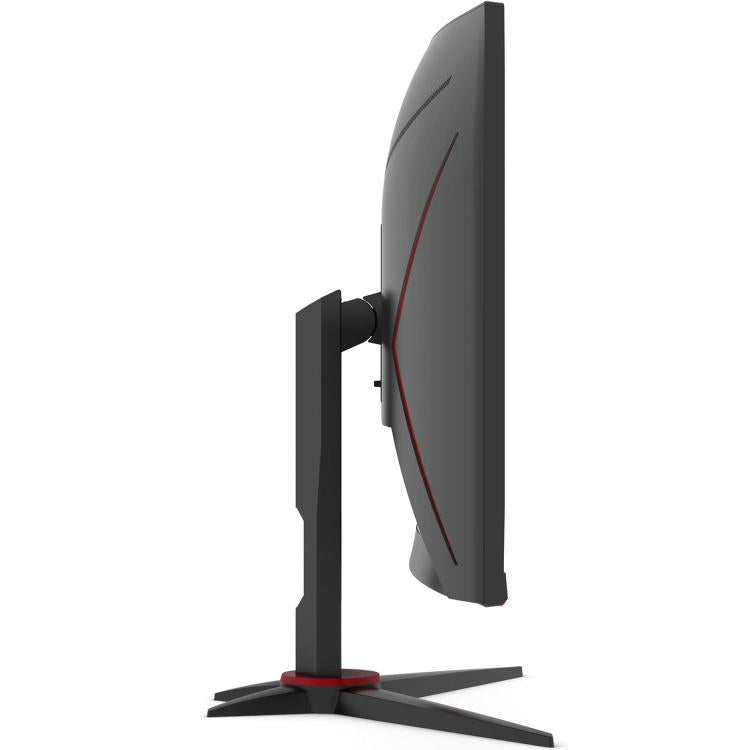 AOC - MONITOR 27" CURVO GAMING FULL HD FHD WIFI 165Hz VA C27G2E NERO RED/BLACK