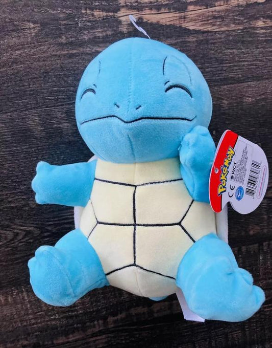 Pokémon - Peluche (Squirtle) Felice Happy 20Cm Pupazzo Plush Giocattoli Bambini