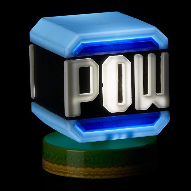 Paladone Lampada Tavolo Super Mario Pow Block Light Night Luce Notturna Ragazzi