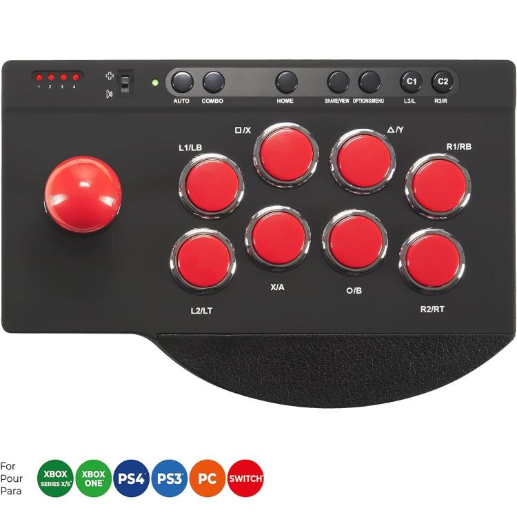 Subsonic Joystick Controller Arcade Stick Ps4,Ps5,Xbox Series X/S,Pc,Ps3,Switch