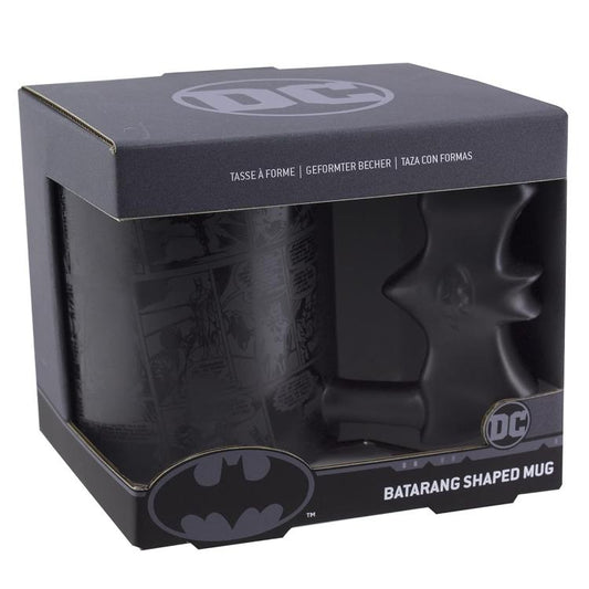 Paladone Tazza Dc Comics: Batman "Batarang Shaped Mug" Ceramica Con Manico 450Ml