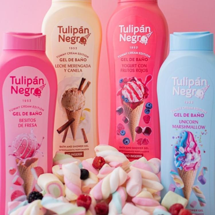 Tulipan Negro Shower Gel Bagno Doccia (Unicorno Marshmallow) Bagnoschiuma 650Ml