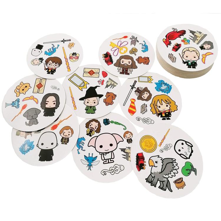 ASMODEE DOBBLE HARRY POTTER GIOCO DA TAVOLA BAMBINI E FAMIGLIA 5 in 1 CARTE ITA
