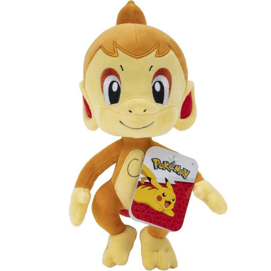 Pokémon - Peluche (Chimchar) 20Cm Pupazzo Plush Con Dettagli Giocattoli Bambini