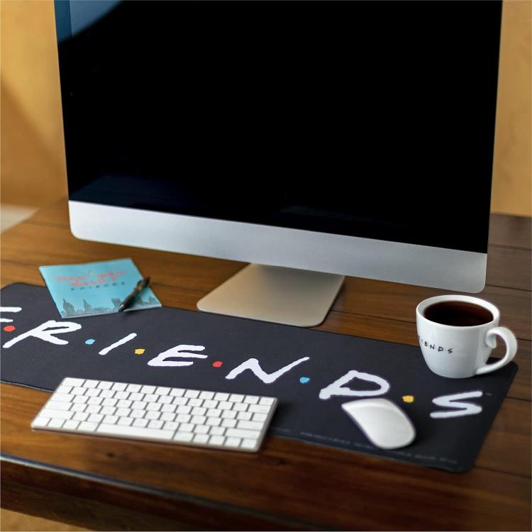 Paladone Desk Mat (Friends) Tappetino Mouse Pad Xxl Gaming Pc Tv Tappeto 30X80Cm