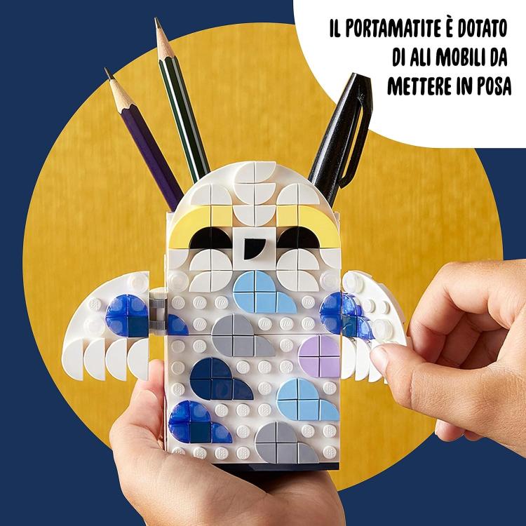 Lego Dots 41809 Portamatite Di Edvige La Civetta Di Harry Potter Portapenne +Acc