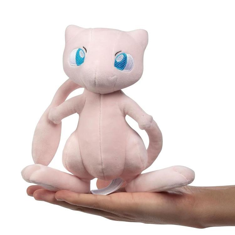 Pokémon - Peluche (Mew) Da 20Cm Pupazzo Plush Con Dettagli Giocattoli Bambini
