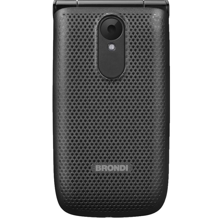BRONDI MAGNUM 4 CELLULARE GSM FLIP MAXI DISPLAY DUAL SIM FOTOCAMERA 1.3MP NERO