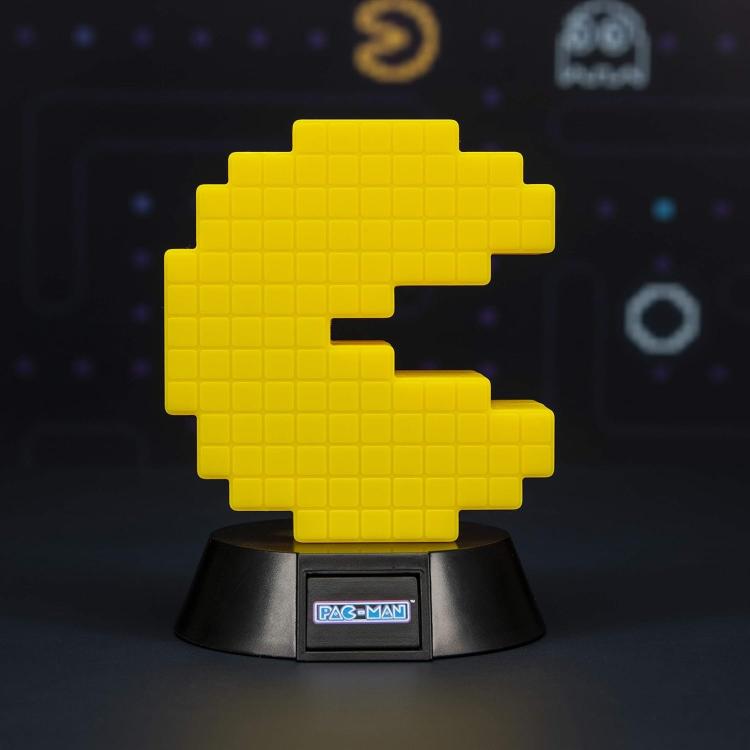 Paladone Icons Lampada Pac-Man Pixel 01 Luce Notte Da Tavolo Scrivania Cameretta