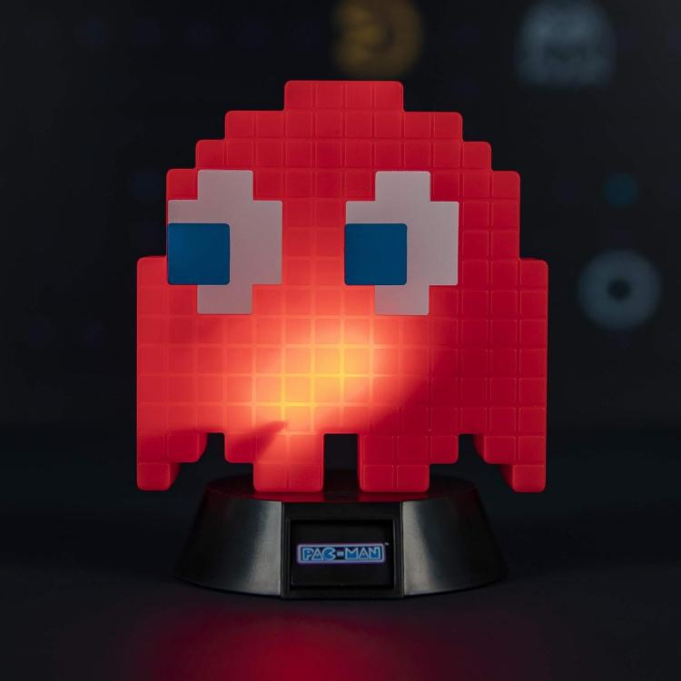 Paladone Lampada Da Tavolo 3D Pac-Man 02 Blinky Light Luce Notturna Gadget Game