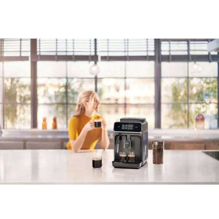 Philips Macchina Caffe Automatica Grani Ep2224/10 1500W Macina Vapore Cappuccino