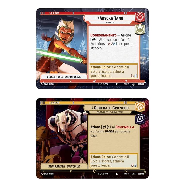 Star Wars Unlimited (Crepuscolo Della Repubblica) Prerelease Box Carte Card Game