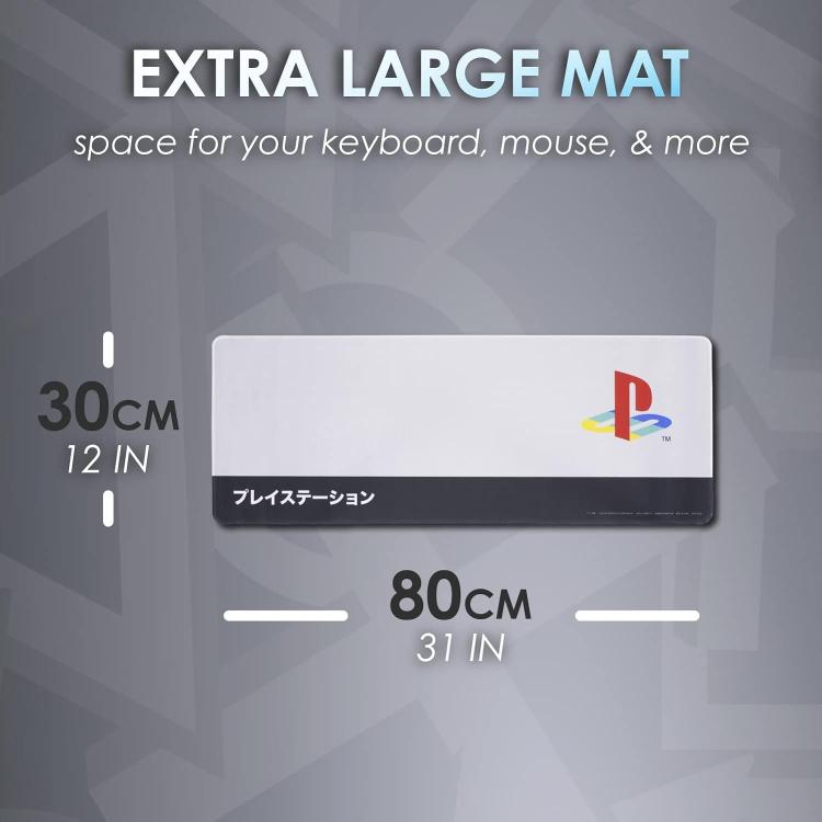 Paladone Desk Mat (Playstation) Heritage Tappetino Xxl Mouse Pad Pc Da Scrivania