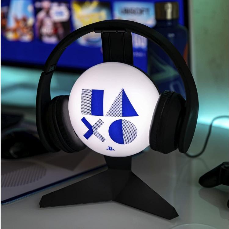 Paladone Lampada Tavolo Supporto Light Up Headwear Stand Cuffie Playstation Ps5