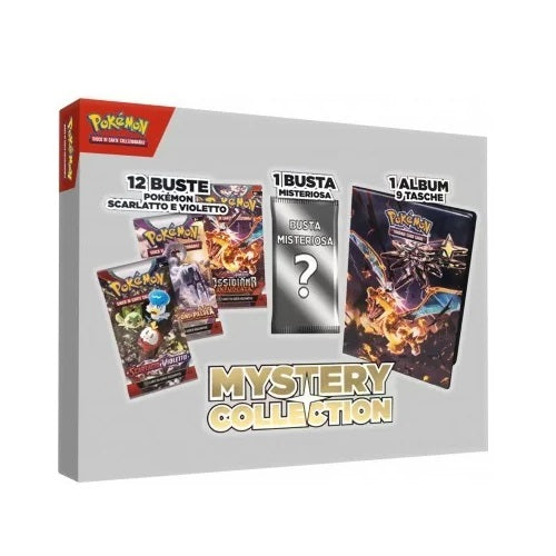 Pokémon (Mystery Collection) Scarlatto E Violetto 01 + 02 + 03 + Album Card Ita