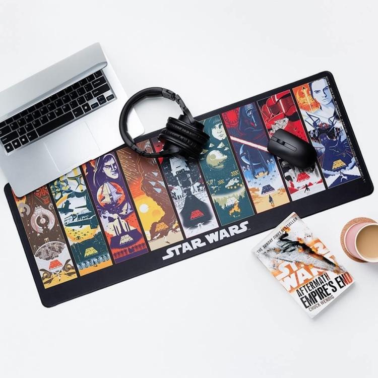 Paladone Desk Mat (Star Wars) Tappetino Mouse Pad Xxl Gaming Pc Tappeto 30X80Cm