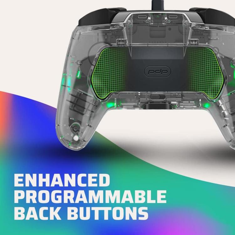 Pdp Controller Deluxe+ Audio Wired Nintendo Switch Afterglow Prismatic Pad Led