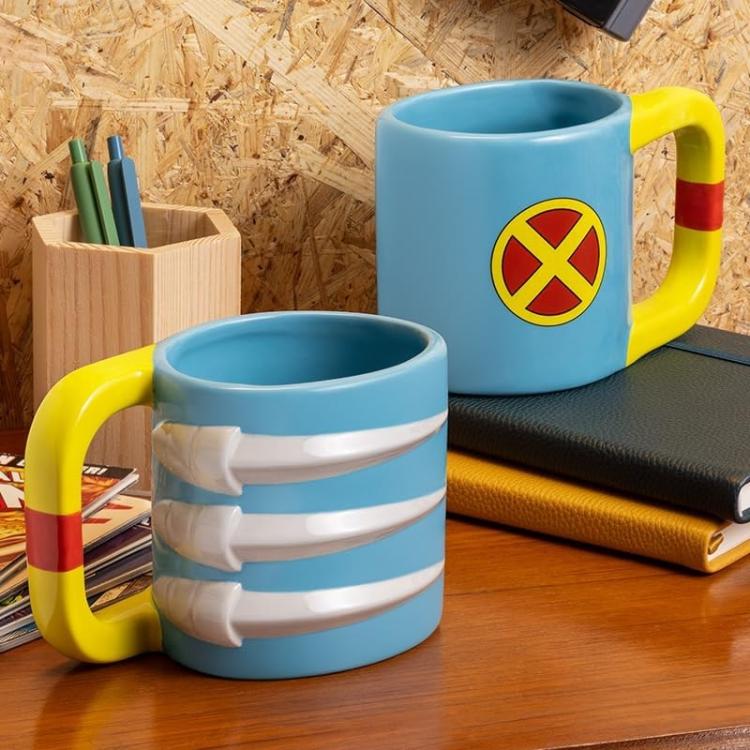Paladone Tazza "Wolverine Shaped Mug" Marvel X-Men '97 Bicchiere Per Tè Caffè