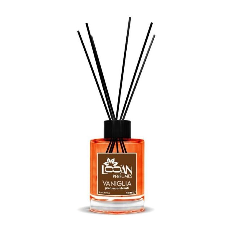 Looan Profumatore Ambiente Con Bastoncini 140Ml Diffusore Profumo Casa Vaniglia