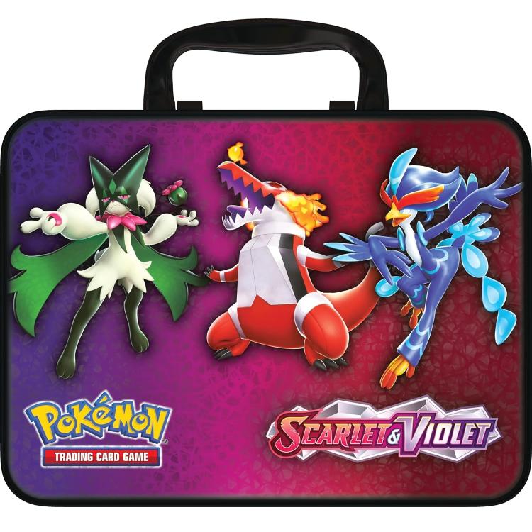 Pokémon Bauletto In Metallo Collezione Gcc Meowscarada-Skeledirge-Quaquaval Ita