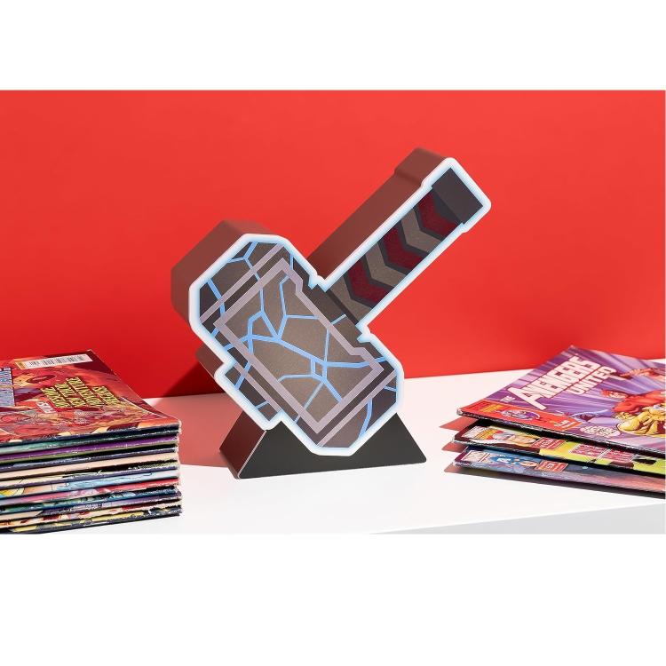 Paladone Lampada Da Tavolo Marvel Thor'S Hammer Light Martello Luce Notturna Aaa