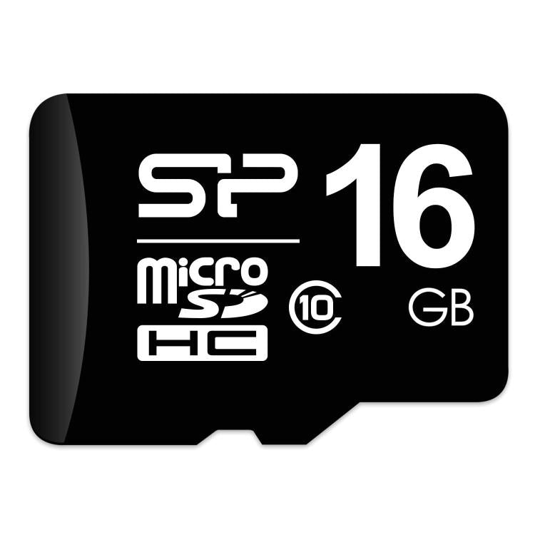 Silicon Power Microsdhc Card 16 Gb Micro Sd Memoria/Adattatore Sp V10 Classe 10